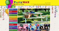 Desktop Screenshot of partymax.ca